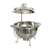 Chafing Dish Round 8ltr Stainless Steel at Zubaidas Homestore Online Pakistan
