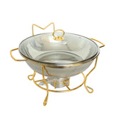 Chafing Food Warmer Gold 6 Liter Stainless Steel at Zubaidas Homestore Best for Home Shopping