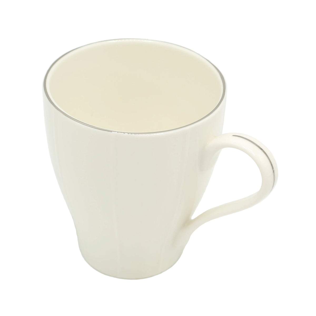 Classic Fluted Ceramic Coffee Mug 300ml at Zubaidas Homestore .Best Online Homestore in Pakistan