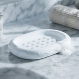 Classic Oval Shaped Soap Holder White at Zubaidas Homestore 