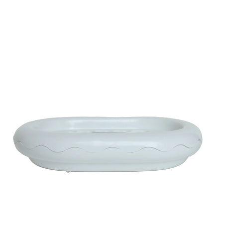 Classic Oval Shaped Soap Holder White at Zubaidas Homestore Pakistan