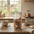 Clear Airtight Glass Storage Jar with Clip Top at Zubaidas Homestore Pakistan