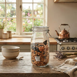 Clear Airtight Glass Storage Jar with Clip Top at Zubaidas Homestore Pakistan
