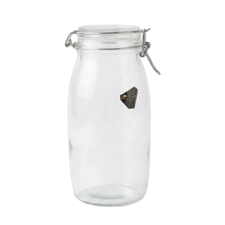Clear Airtight Glass Storage Jar with Clip Top at Zubaidas Homestore Best for Home Shopping Pakistan