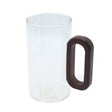 Clear Glass Mug with Wooden Handle 65MM at Zubaidas Homestore Pakistan