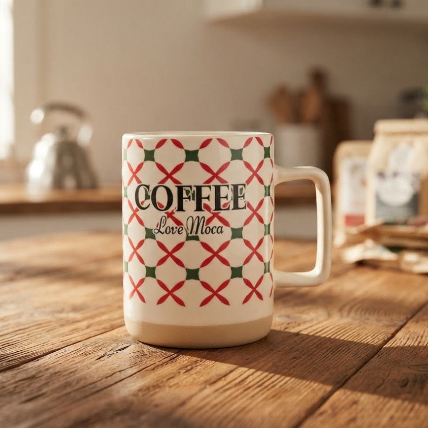 Coffee Love Moca Ceramic Coffee Mug 420ml at Zubaidas Homestore 
