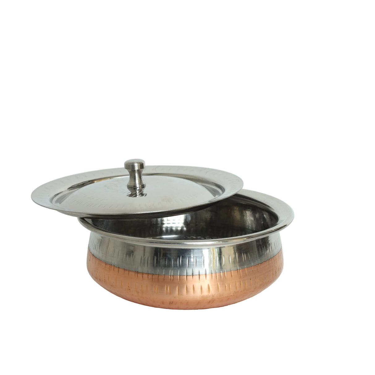 Copper and Stainless Steel Handi with Lid at Zubaidas Homestore Pakistan