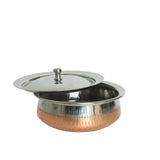 Copper and Stainless Steel Handi with Lid at Zubaidas Homestore Pakistan