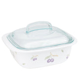 Corelle 1.41L Square Dish with Lid Plum at Zubaidas Homestore Best for Home Shopping Pakistan