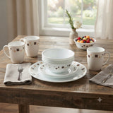 Corelle Livingware 16 Pieces Dinner Set Geometric at Zubaidas Homestore Pakistan