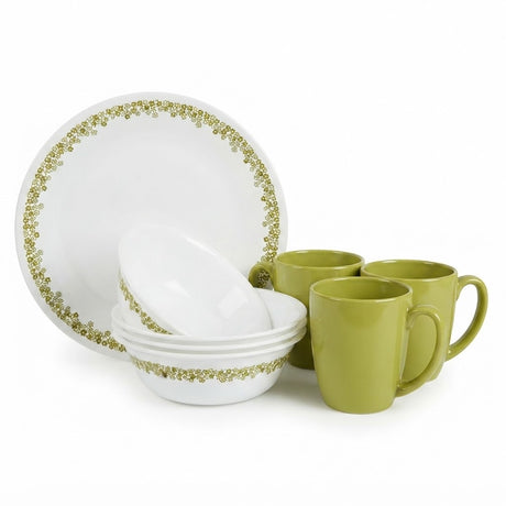 Corelle 16 Pieces Dinner Set Spring Blossom at Zubaidas Homestore Online Pakistan