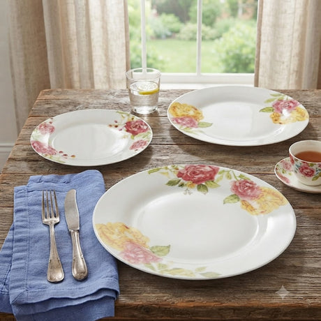 Corelle 18 Pcs Breakfast Set Emma Jane Floral Pattern at Zubaidas Homestore Pakistan