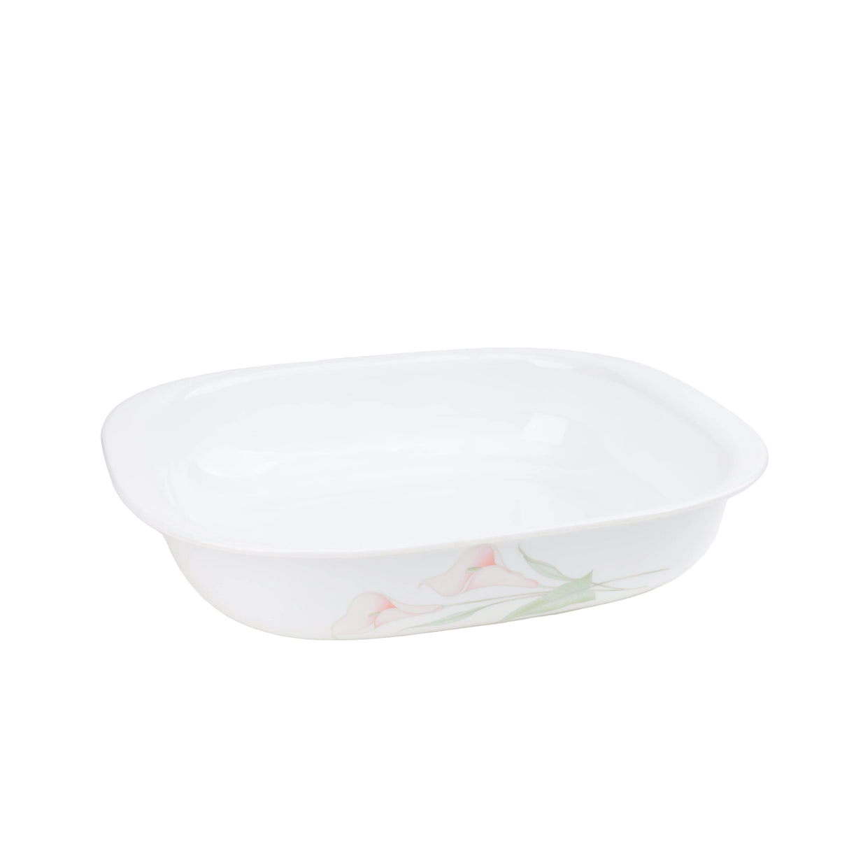 Corelle Lily Ville Oblong Casserole Set with Plastic Lid 2.83L at Zubaidas Most Trusted Homestore in Pakistan