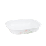 Corelle Lily Ville Oblong Casserole Set with Plastic Lid 2.83L at Zubaidas Most Trusted Homestore in Pakistan