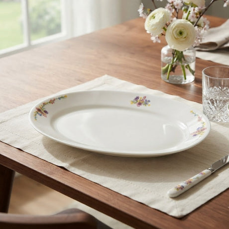 Corelle Romantic Floral Serving Platter 31cm at Zubaidas Homestore Pakistan