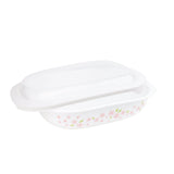 Corelle Sakura Oblong Casserole Set with Plastic lid 2.83L at Zubaidas Homestore Best for Home Shopping Pakistan