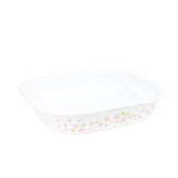 Corelle Sakura Oblong Casserole Set with Plastic lid 2.83L at Zubaidas Most Trusted Homestore in Pakistan
