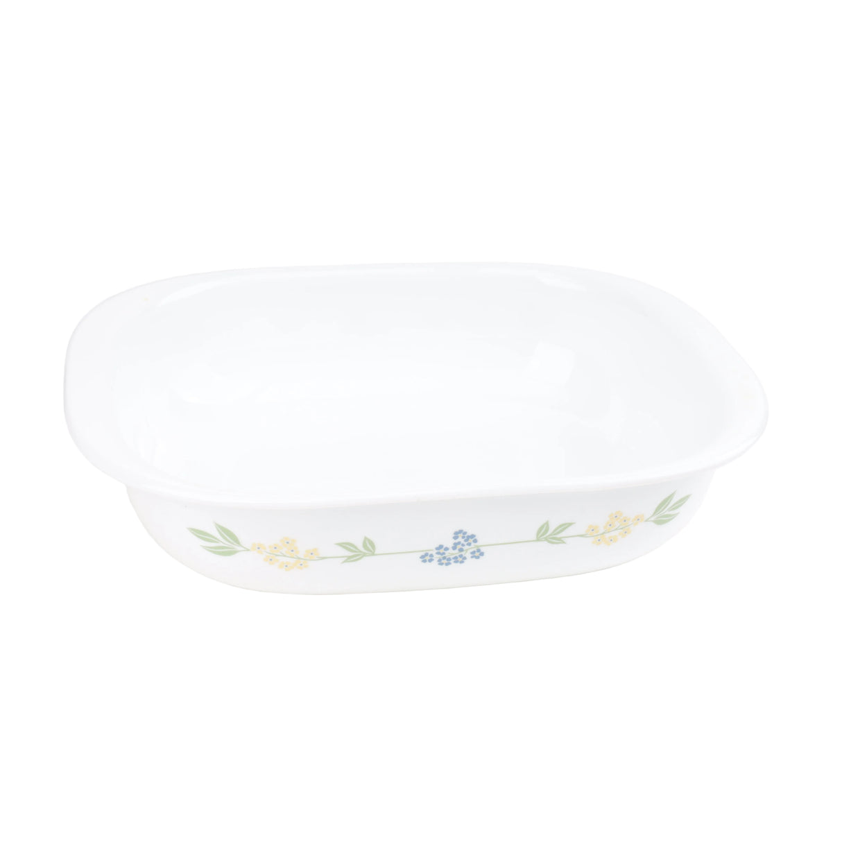 Corelle Secret Garden Oblong Dish with Plastic lid 1.89L at Zubaidas Most Trusted Homestore in Pakistan