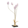 Crystal Flower Brass Table Decor at Zubaidas Homestore Pakistan