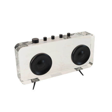 Crystal Retro Radio with Black Accents at Zubaidas Homestore Pakistan