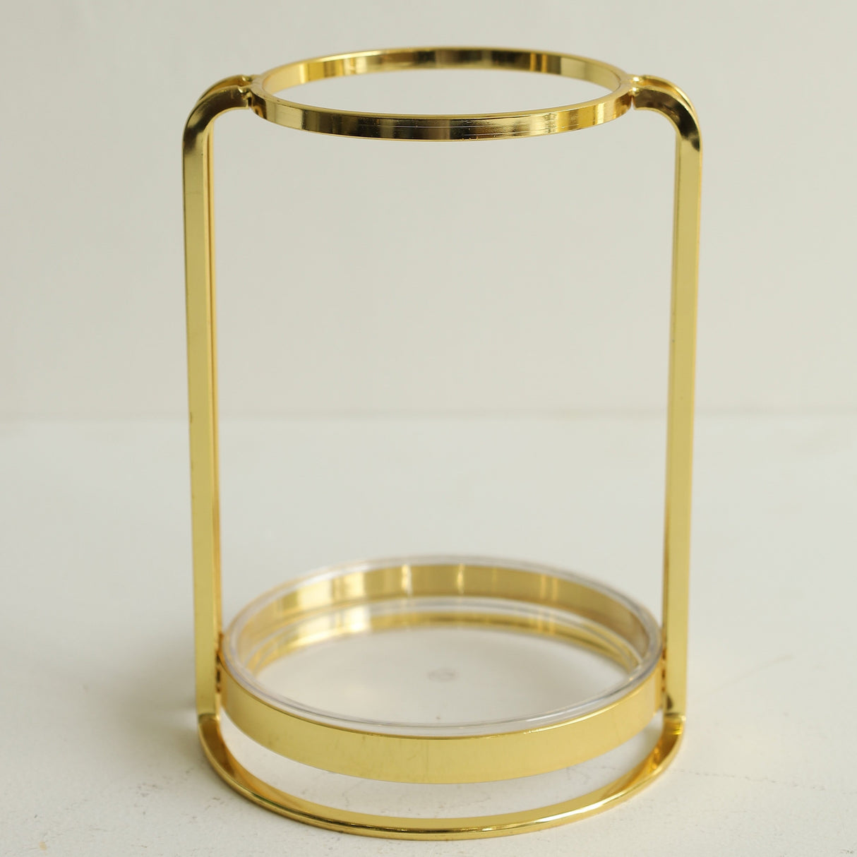 Cutlery Holder Minimalist Frame Gold and Clear at Zubaidas Homestore Pakistan