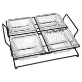 Danny Home Serving Glass Bowl with Stand 5 Pieces Set 250ml at Zubaidas Homestore Pakistan