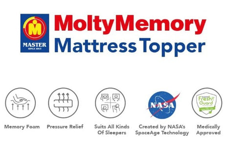 Master Molty Memory Topper Large at Zubaidas Homestore