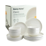 Danny Home 12-Pieces Porcelain Dinner Set at Zubaidas Homestore