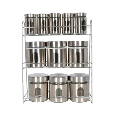 Danny Home 12 Pieces Spice Jar Set With Storage Rack at Zubaidas Homestore Pakistan