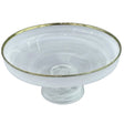 Danny Home 13-inch Crystal Glass Fruit Serving Plate at Zubaidas Homestore Pakistan