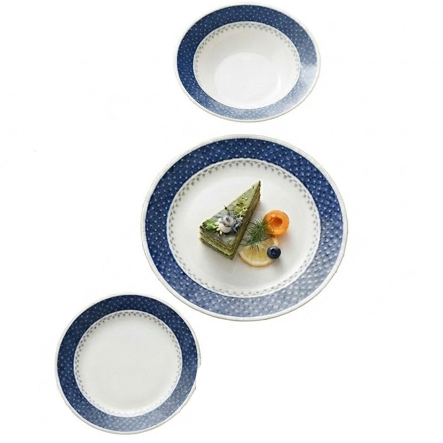 Danny Home 18 Piece Dinner Set Blue at Zubaidas Homestore