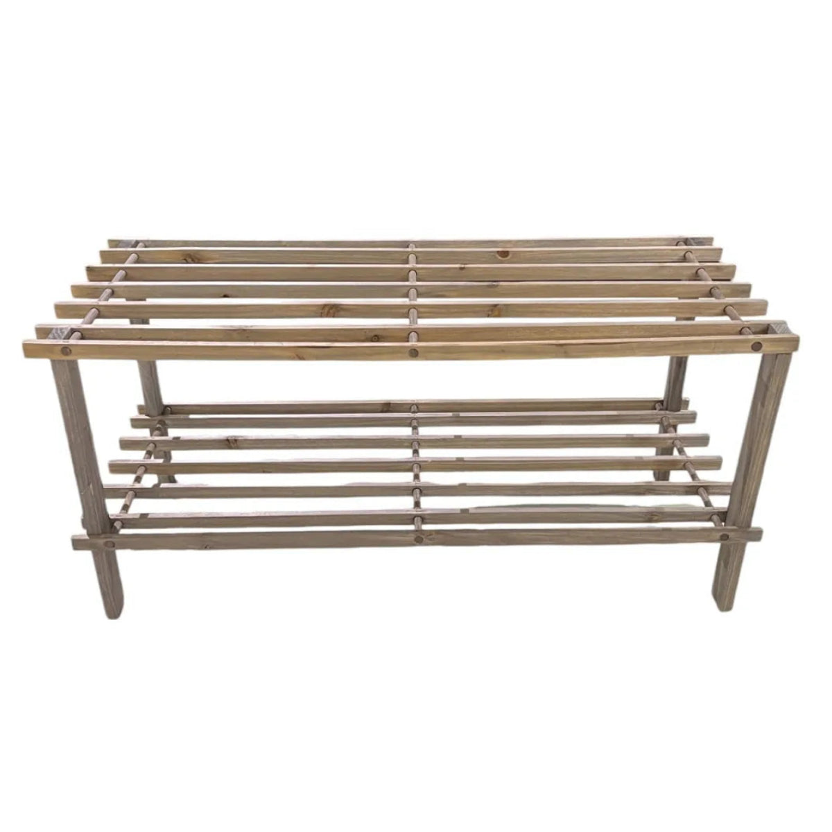 Danny Home 2 Tier Bamboo Shoe Rack 63cm at Zubaidas Homestore Pakistan