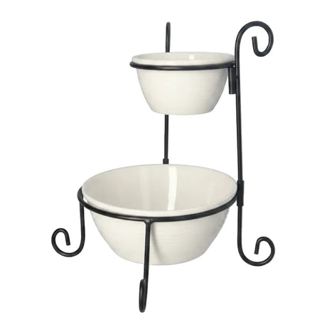 Danny Home 2 Tier Serving Bowl Set With Stand at Zubaidas Homestore Pakistan