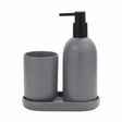 Danny Home 3 Pieces Matt Grey Bath Set at Zubaidas Homestore