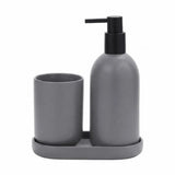 Danny Home 3 Pieces Matt Grey Bath Set at Zubaidas Homestore