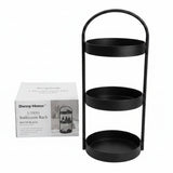 Danny Home 3 Tier Bathroom Rack Black at Zubaidas Homestore 