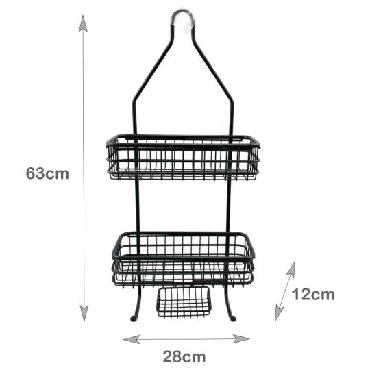 Danny Home 3 Tier Hanging Shower Caddy with Soap Dish at Zubaidas Homestore. Most Trusted Homestore in Pakistan