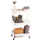 Danny Home 3 Tier Iron Storage Utility Cart With Brake Wheels at Zubaidas Homestore 