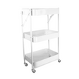 Danny Home 3 Tier Iron Storage Utility Cart With Brake Wheels at Zubaidas Homestore Pakistan