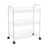 Danny Home 3 Tier Metal Storage Trolley White at Zubaidas Homestore Pakistan