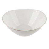 Danny Home 3pcs Ceramic Gold Line Salad Bowl 25.4cm at Zubaidas Homestore