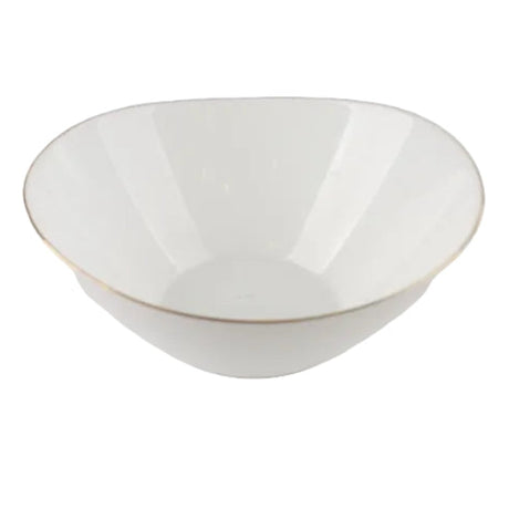 Danny Home 3pcs Ceramic Gold Line Salad Bowl 25.4cm at Zubaidas Homestore