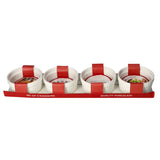 Danny Home 4 Pieces White Cake Dish Ramekin 8.8cm at Zubaidas Homestore
