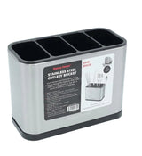 Danny Home 4 Compartment Cutlery Holder Silver at Zubaidas Homestore 