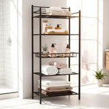 Danny Home 5 Layer Towel Tower Black at Zubaidas Homestore 