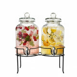 Danny Home 5 Liter Glass Dispenser 2 Pieces Set at Zubaidas Homestore Pakistan