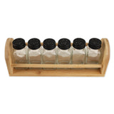 Danny Home 6 Pcs Spice Jar Set with Stand 80ml at Zubaidas Homestore. Largest Place for Home Shopping 