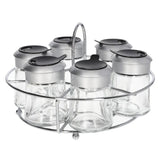 Danny Home 6 Pieces Seasoning Bottle Set With Stand 60ml at Zubaidas Homestore Pakistan