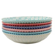 Danny Home 6pcs Ceramic Plate Multi Color 20cm Largest Homestore in Pakistan