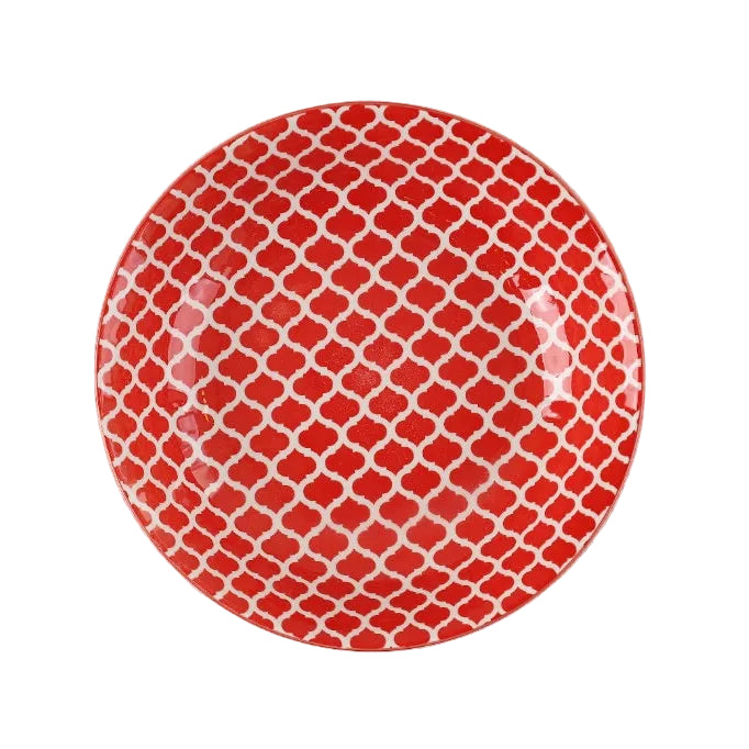 Danny Home 6pcs Ceramic Plate Multi Color 20cm at zubaidas Homestore Online Pakistan